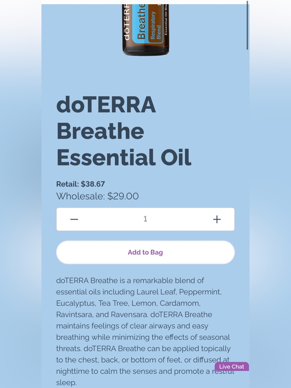 DoTERRA On Guard, deep blue, breathe, lavender ✨✨✨✨ - Picture 9 of 12